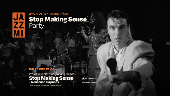 Stop Making Sense Party: il film arriva il 24 ottobre Milano all' Alcatraz